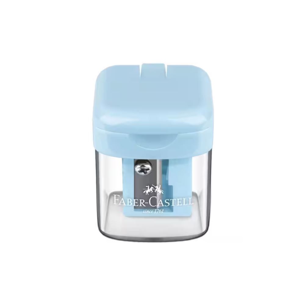 Apontador com Deposito Minibox Tons Pastel Faber-Castell - SM/MINIBOX