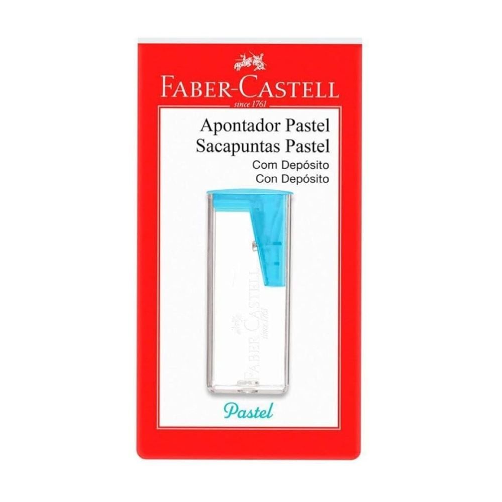 Apontador com Depósito Pastel Faber-Castell - Sortido