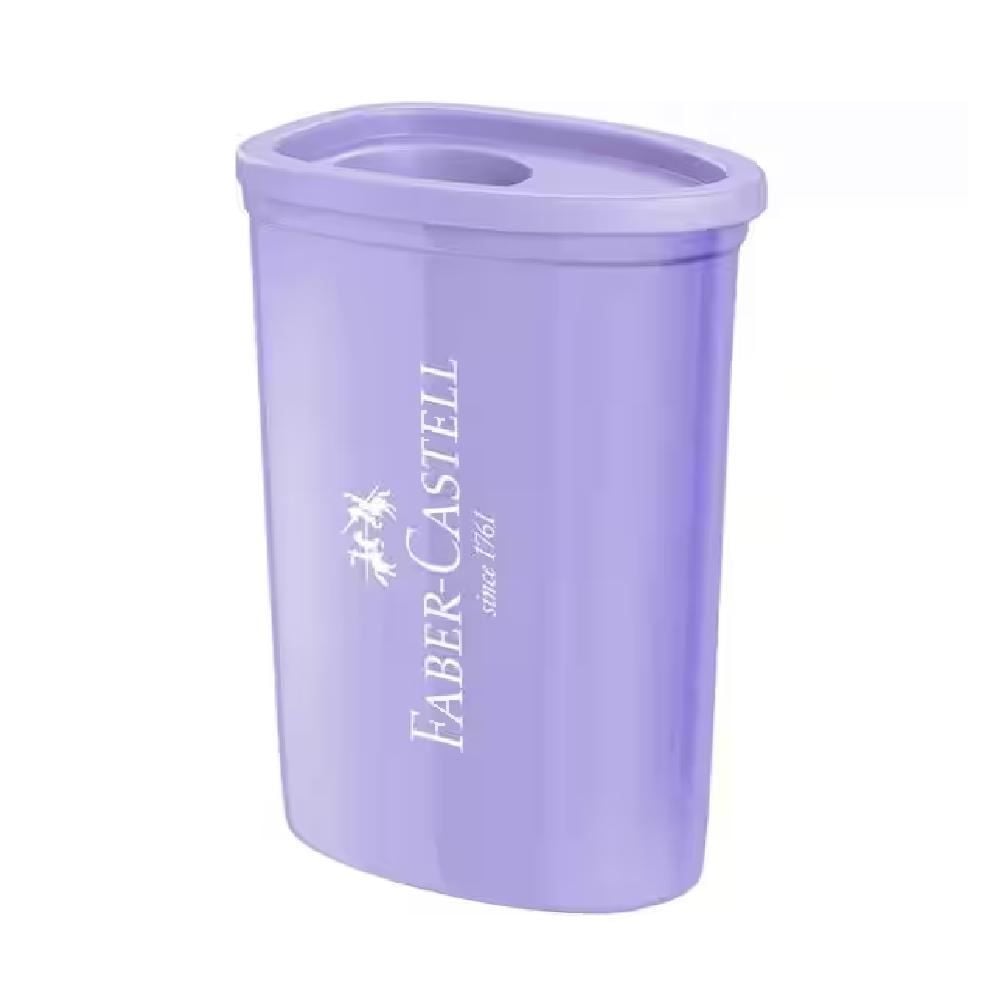 Apontador Com Depósito Triangular Tons Pastel Faber-Castell - Sortido