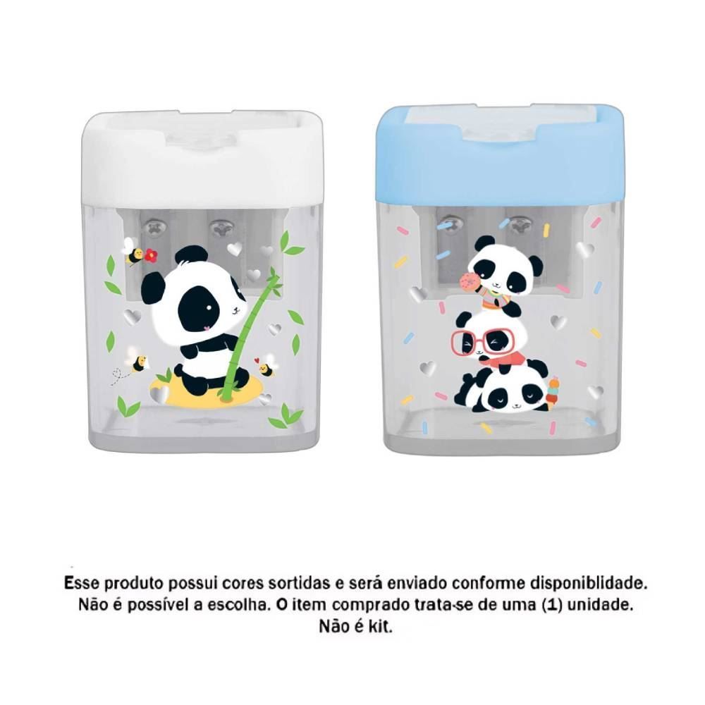 Apontador Duplo De Panda Tilibra - 891924