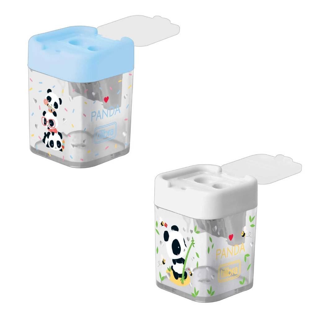 Apontador Duplo De Panda Tilibra - 891924