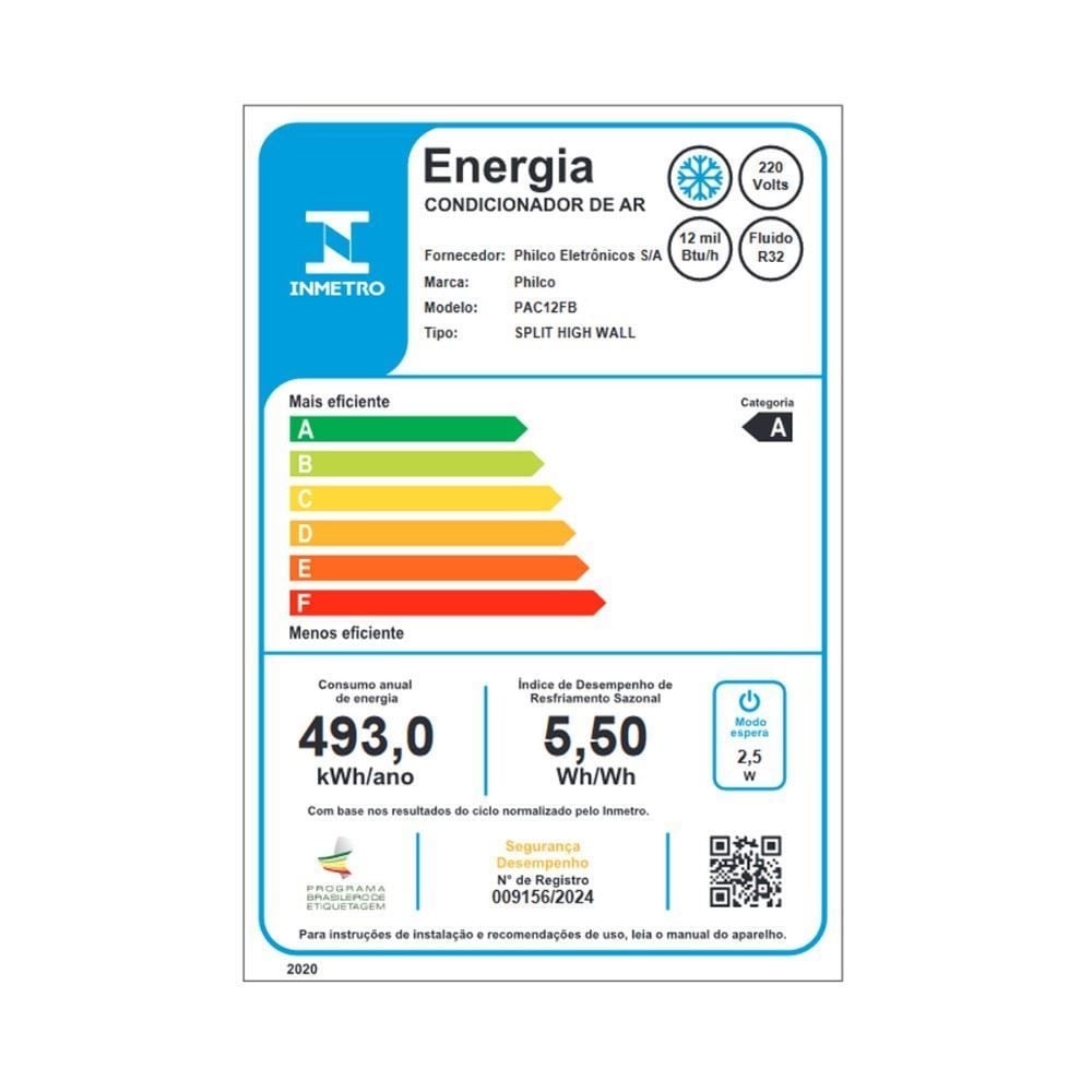 Ar Condicionado Philco 12000 Btus Frio Inverter Pac12fb - 220V