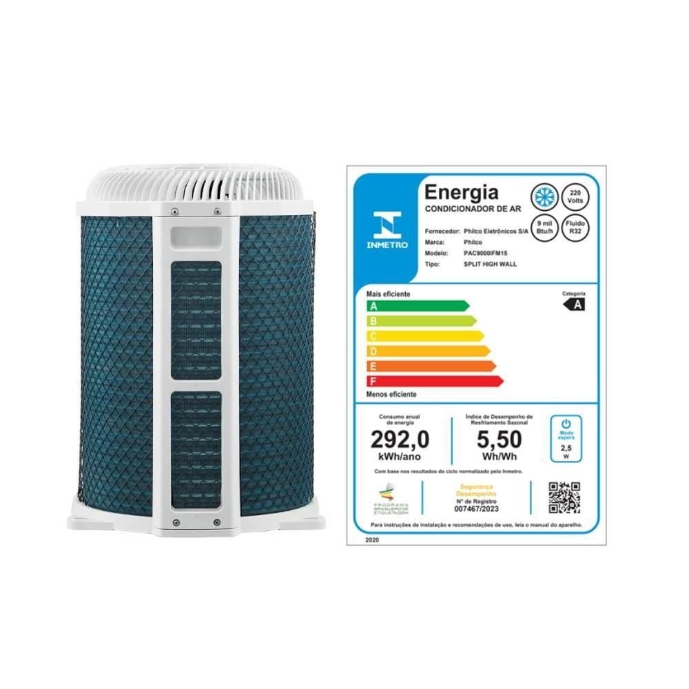 Ar Condicionado Philco 9000Btus Eco Inverter Frio Pac9000ifm15 - 220V