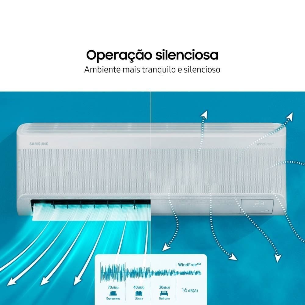 Ar Condicionado Samsung 12000 Btus Frio Windfree Ar12dyfaawk - 220V