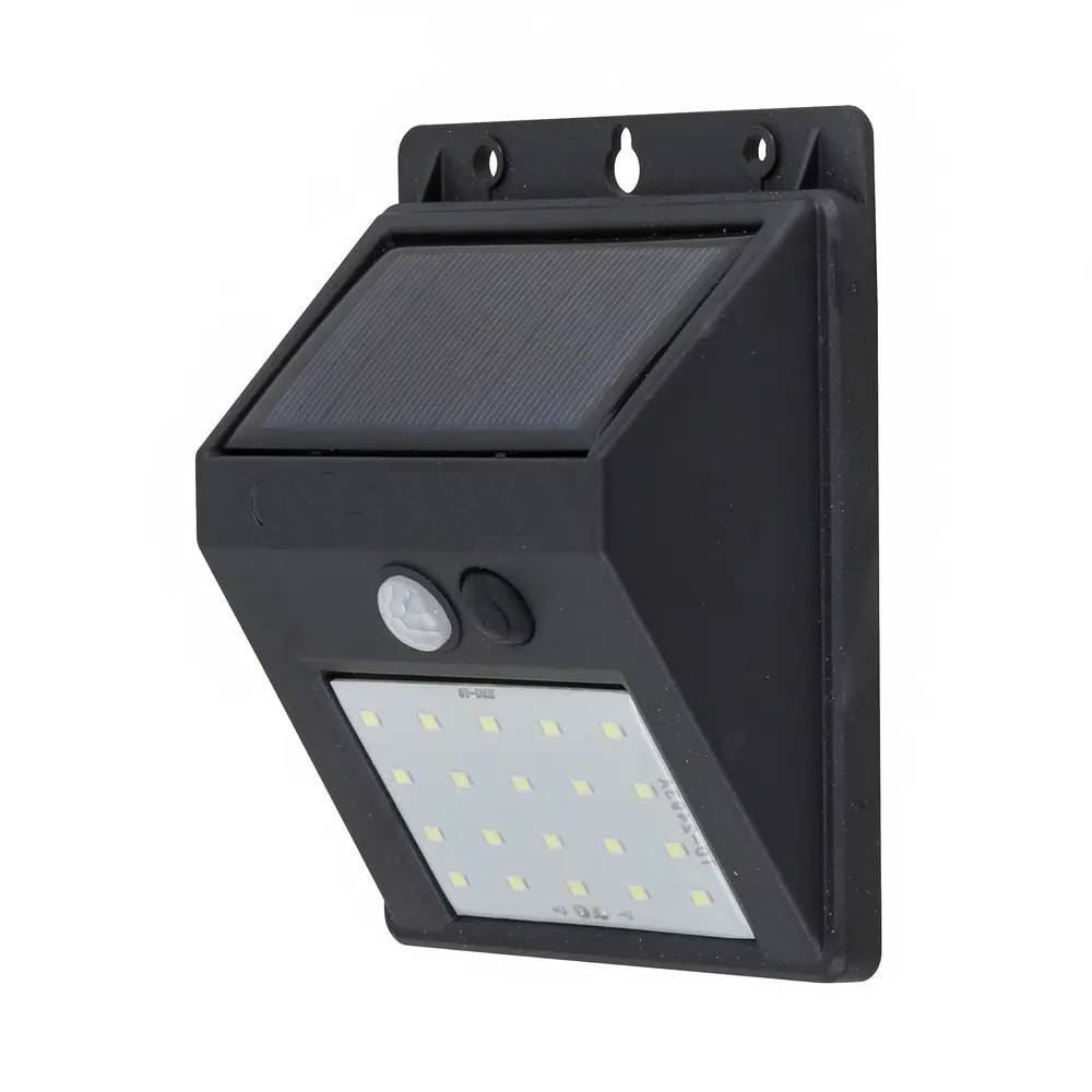 Arandela Solar Zyon 4W Com Sensor Gaya - 6500K