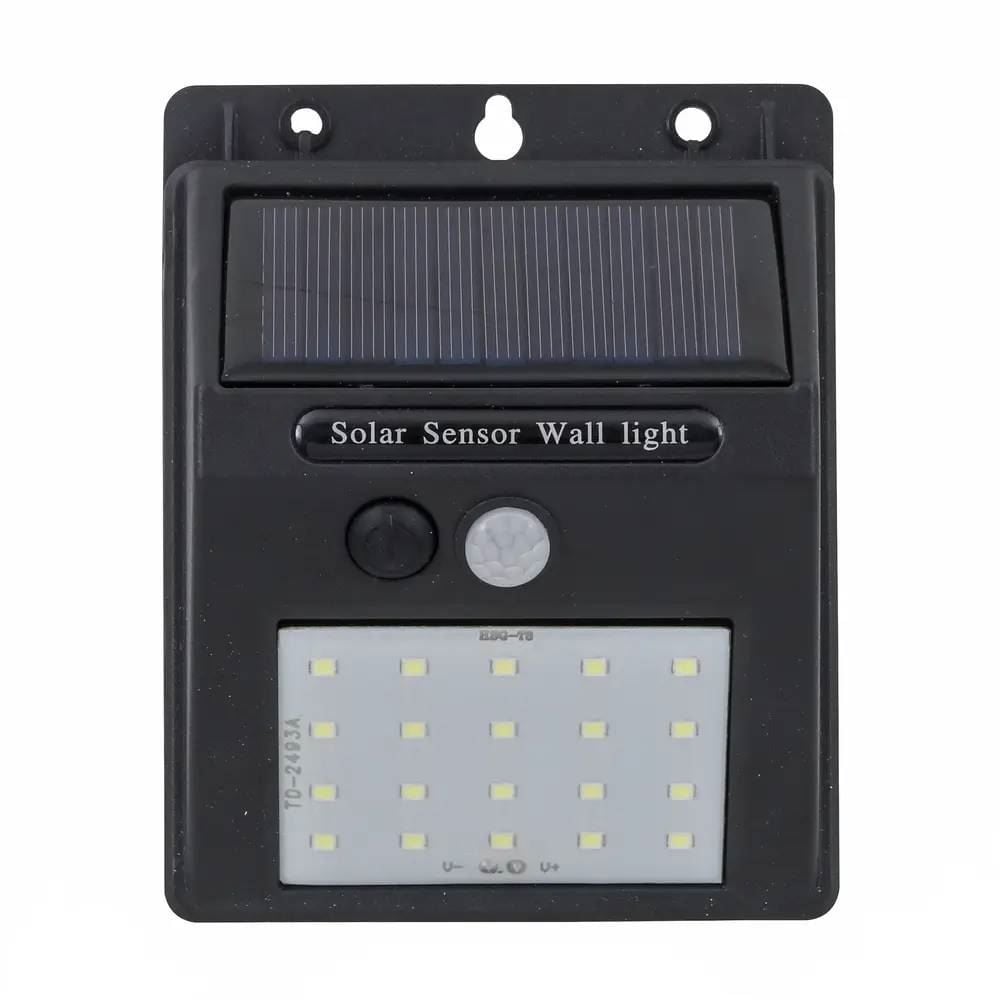 Arandela Solar Zyon 4W Com Sensor Gaya - 6500K