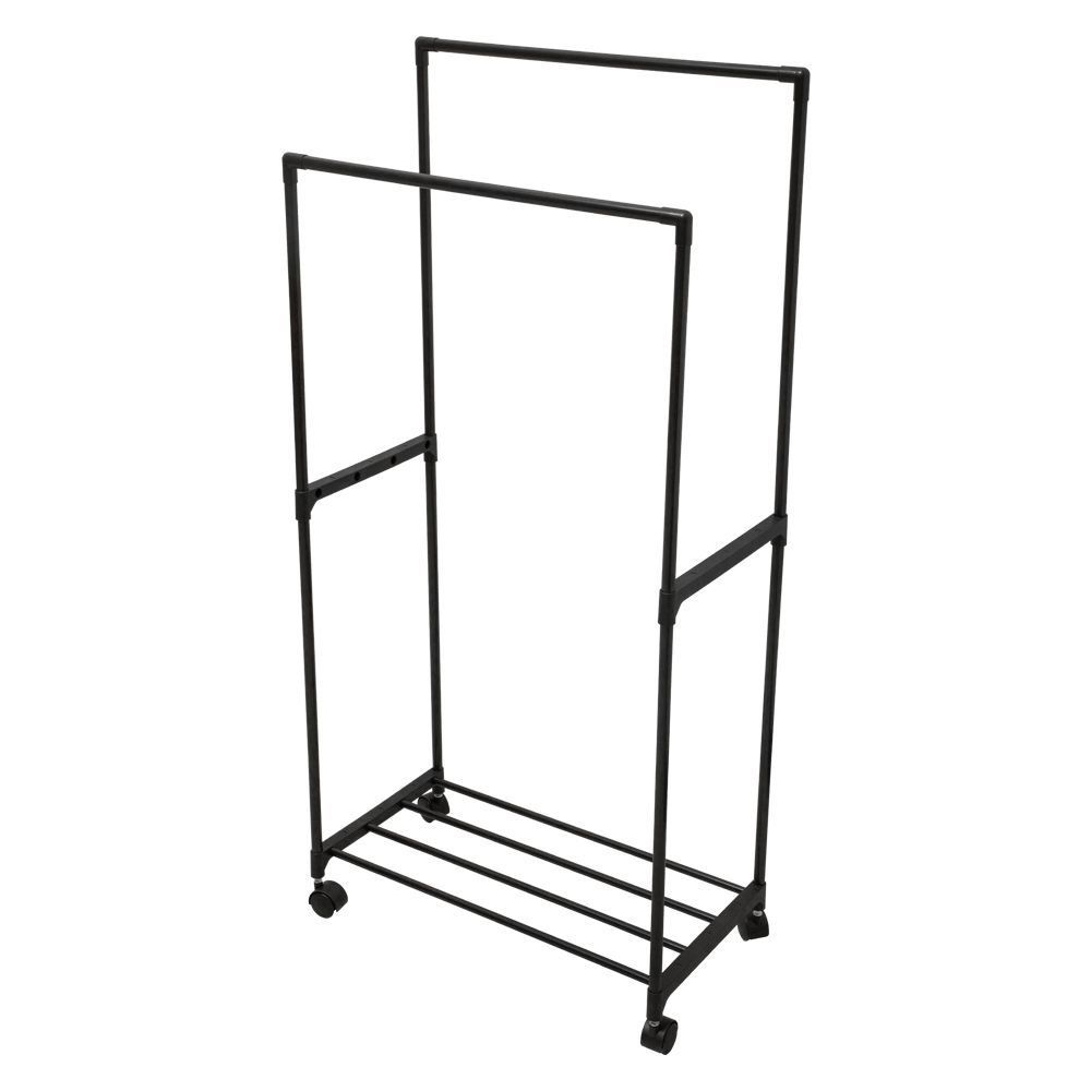 Arara Dupla Clink 116Cm - Preto