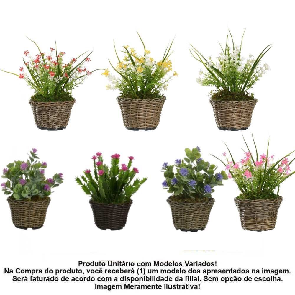 Arranjo Mini Flor Florarte 23Cm - Sortido