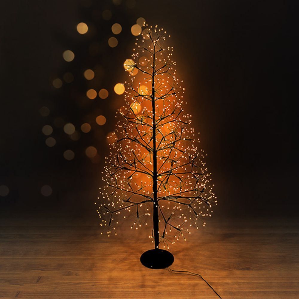 Árvore Iluminada Taschibra 1000 Mini Leds 125Cm Autovolt 3000K