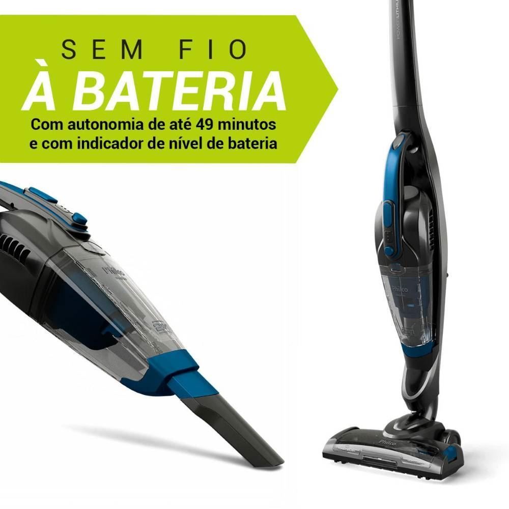 Aspirador de Pó 2 em 1 Philco 1L Bivolt Automático Pas56