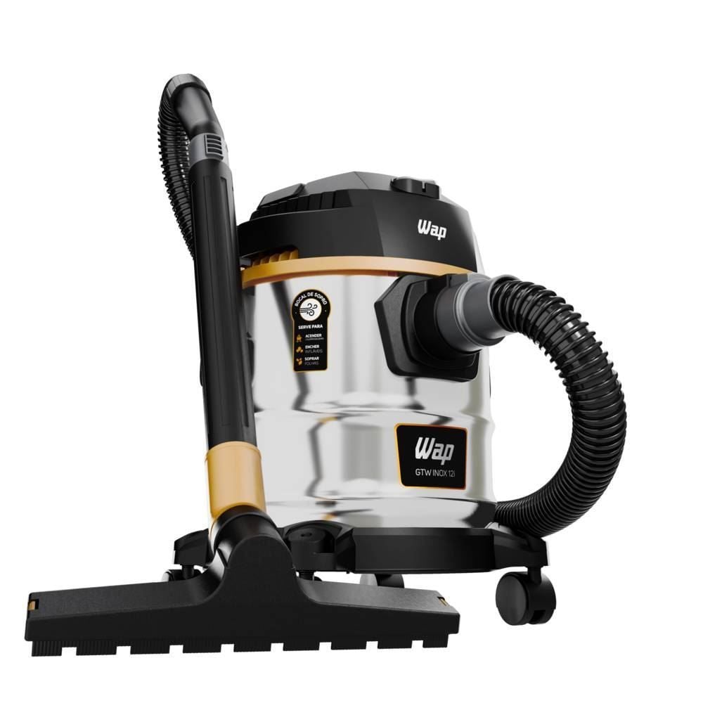 Aspirador de Pó e Água WAP 12 Litros Inox GTW12i 1600W