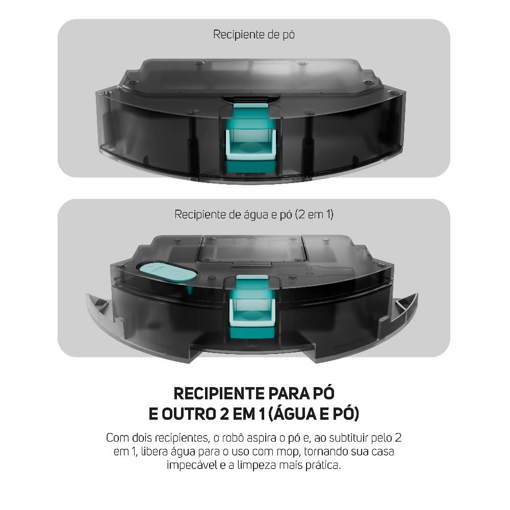 Aspirador de Pó Robô Wap com Mapeamento Robot W1000 - Bivolt