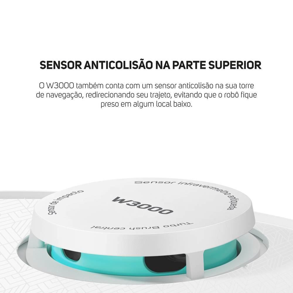 Aspirador De Pó Robô Wap Com Mapeamento Robot W3000 - Bivolt