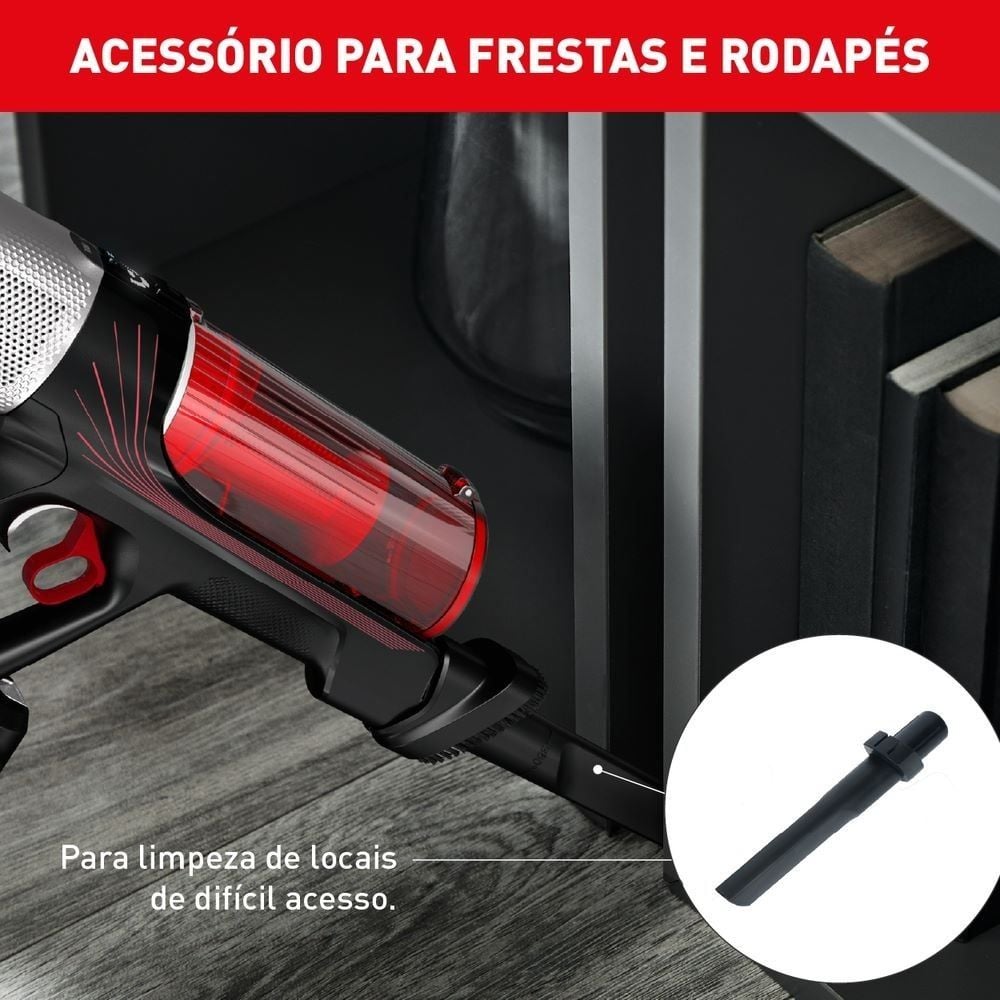 Aspirador de Pó Sem Fio Arno X-Force Flex 9.60 Rh20 Bivolt