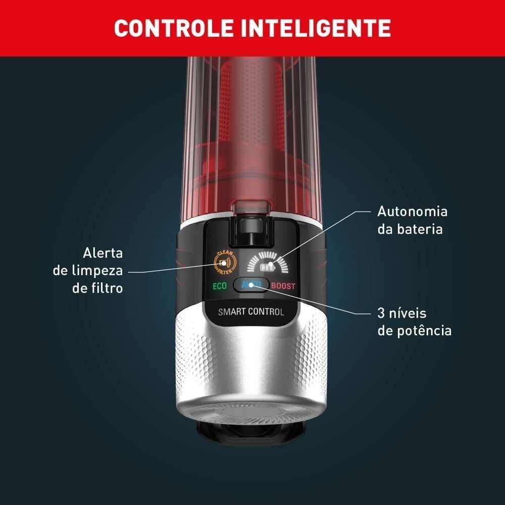 Aspirador de Pó Sem Fio Arno X-Force Flex 9.60 Rh20 Bivolt