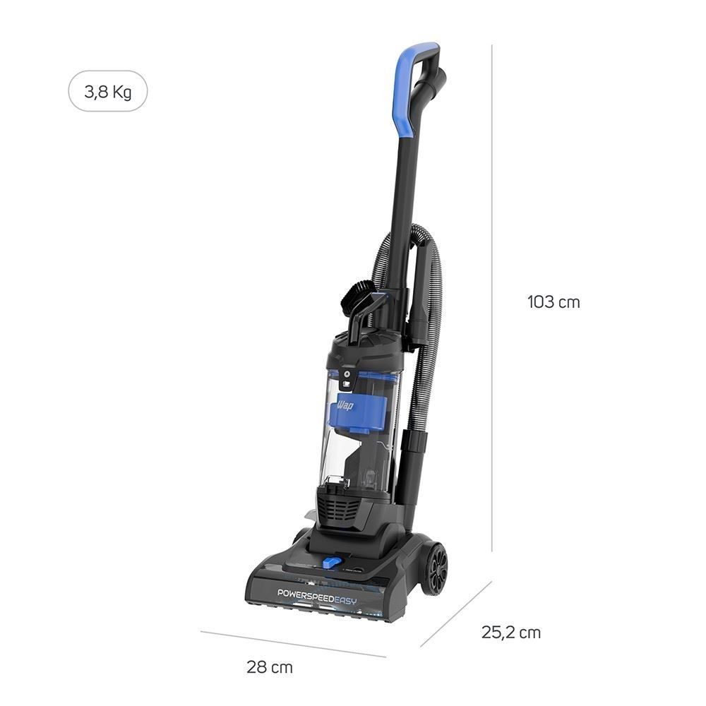 Aspirador de Pó Vertical 2 em 1 WAP Power Speed Easy