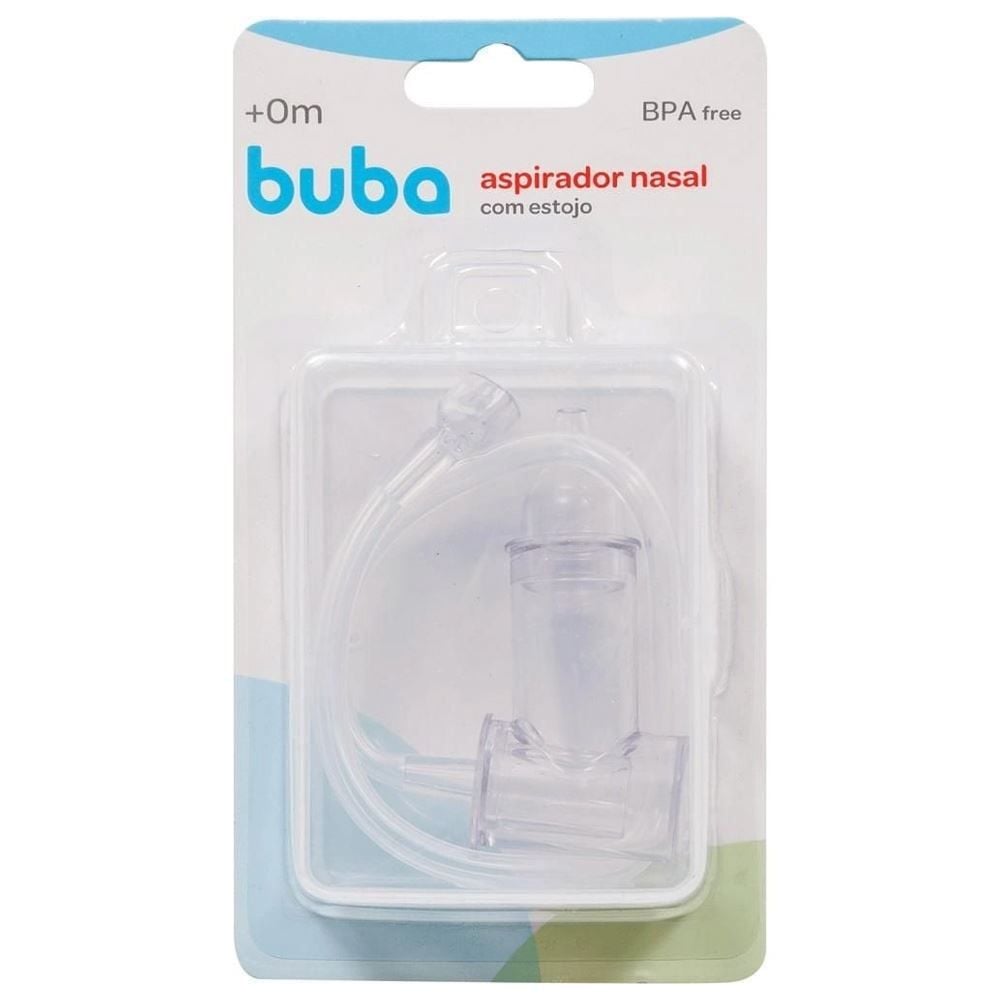 Aspirador Nasal Com Estojo Buba - Transparente
