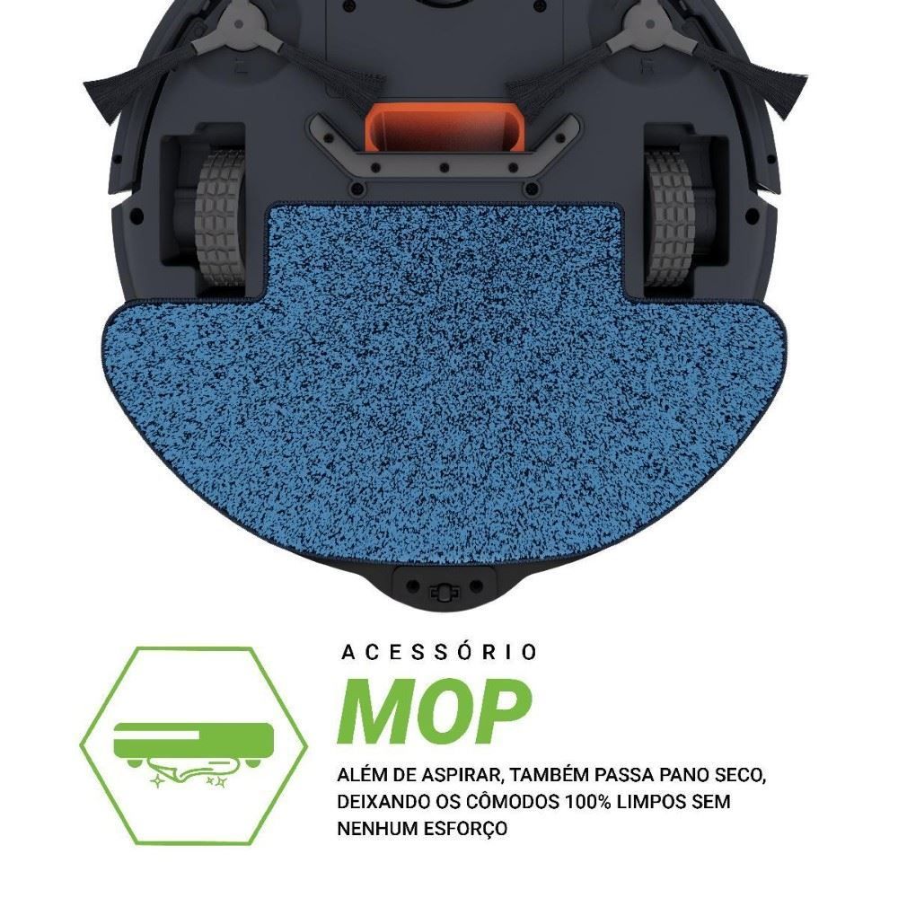 Aspirador Robô Philco Função Mop Pas29a Bivolt 35W