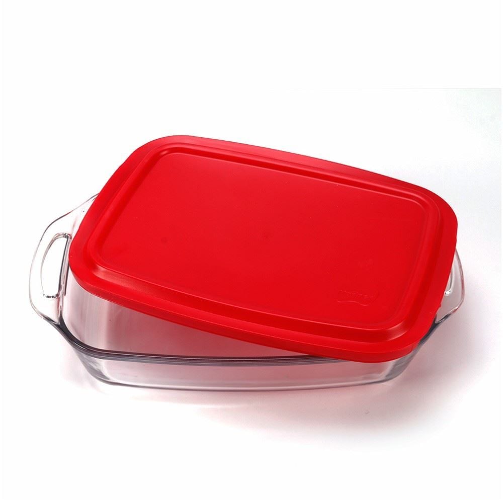 Assadeira Retangular Com Tampa Seletta Marinex - 3,5 Litros