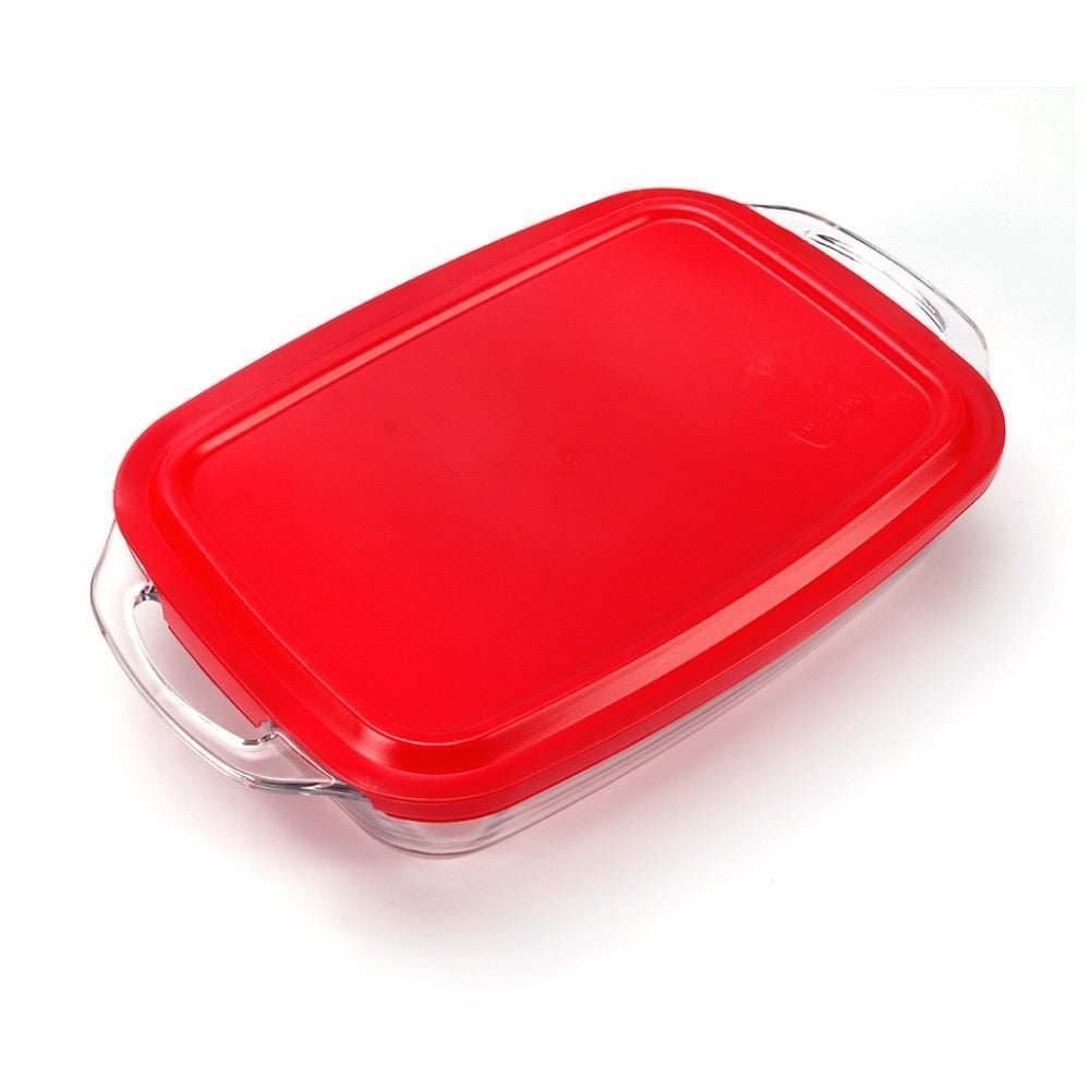 Assadeira Retangular Com Tampa Seletta Marinex - 3,5 Litros