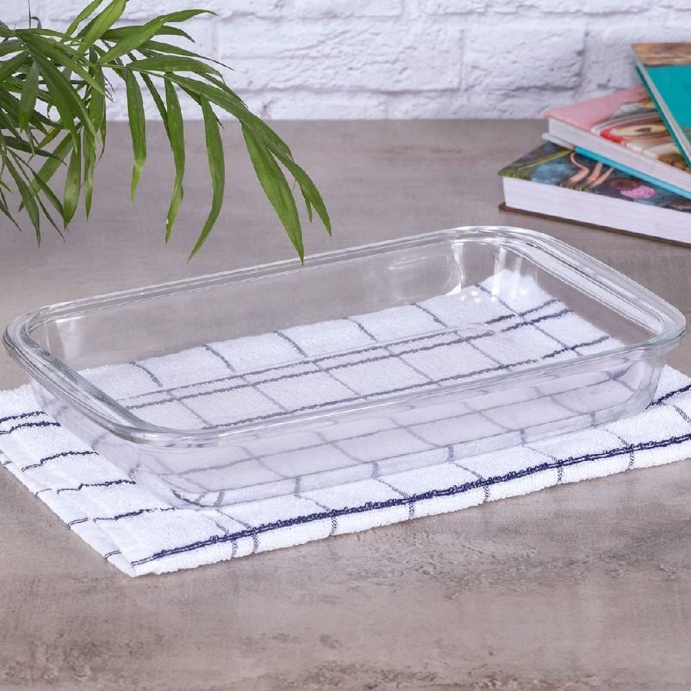 Assadeira Retangular Média 2,2 Litros Marinex - Transparente 