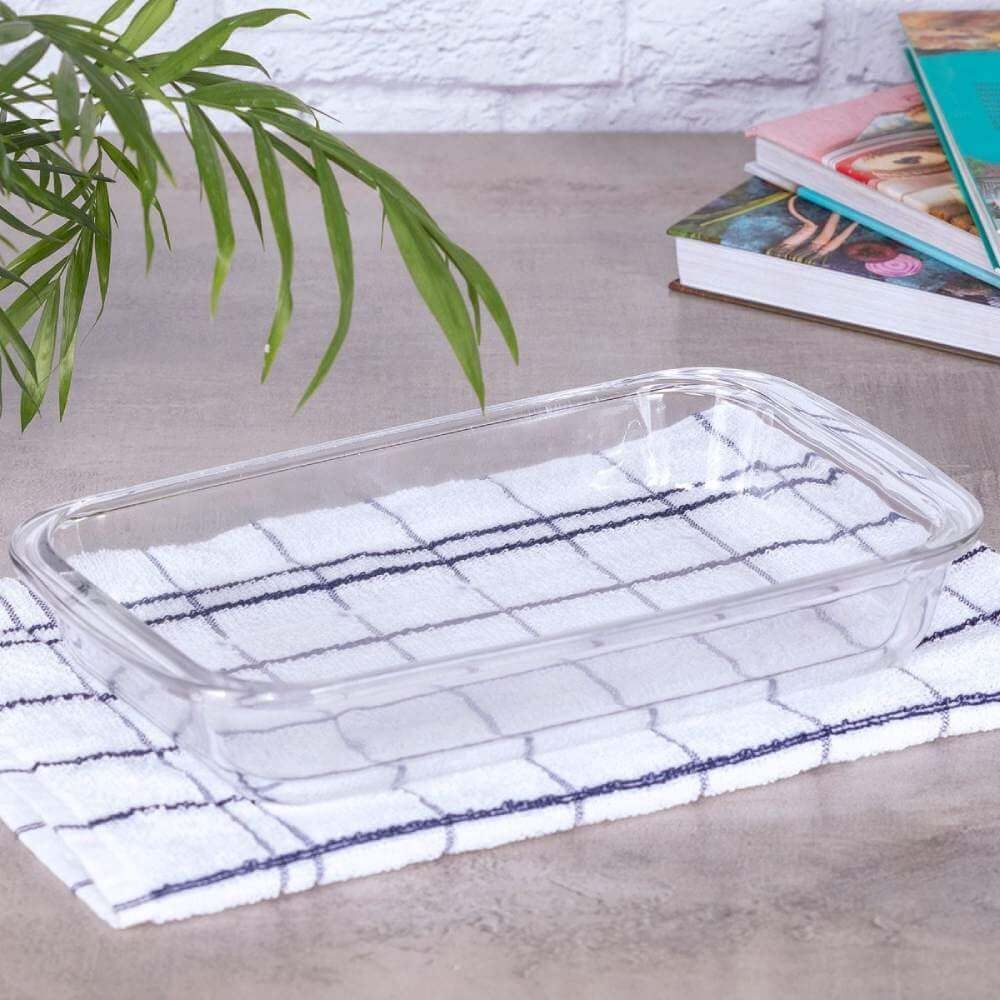 Assadeira Retangular Marinex 1,6 Litros - Vidro