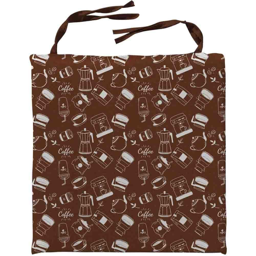Assento De Cadeira 40X40 Cm Havan Casa - CAFE MARROM