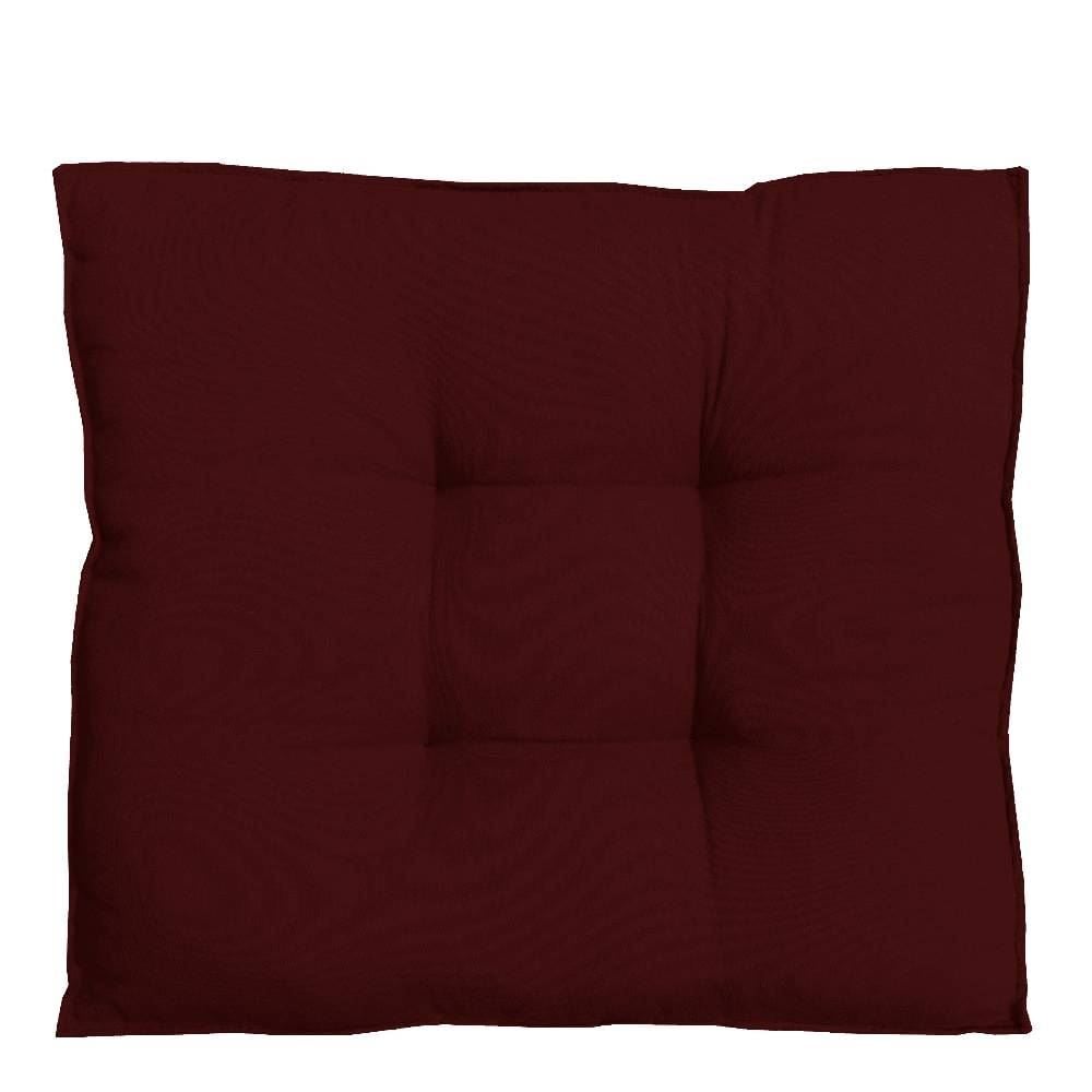 Assento De Veludo Futton 40X40 Cm Havan Casa - Bordo