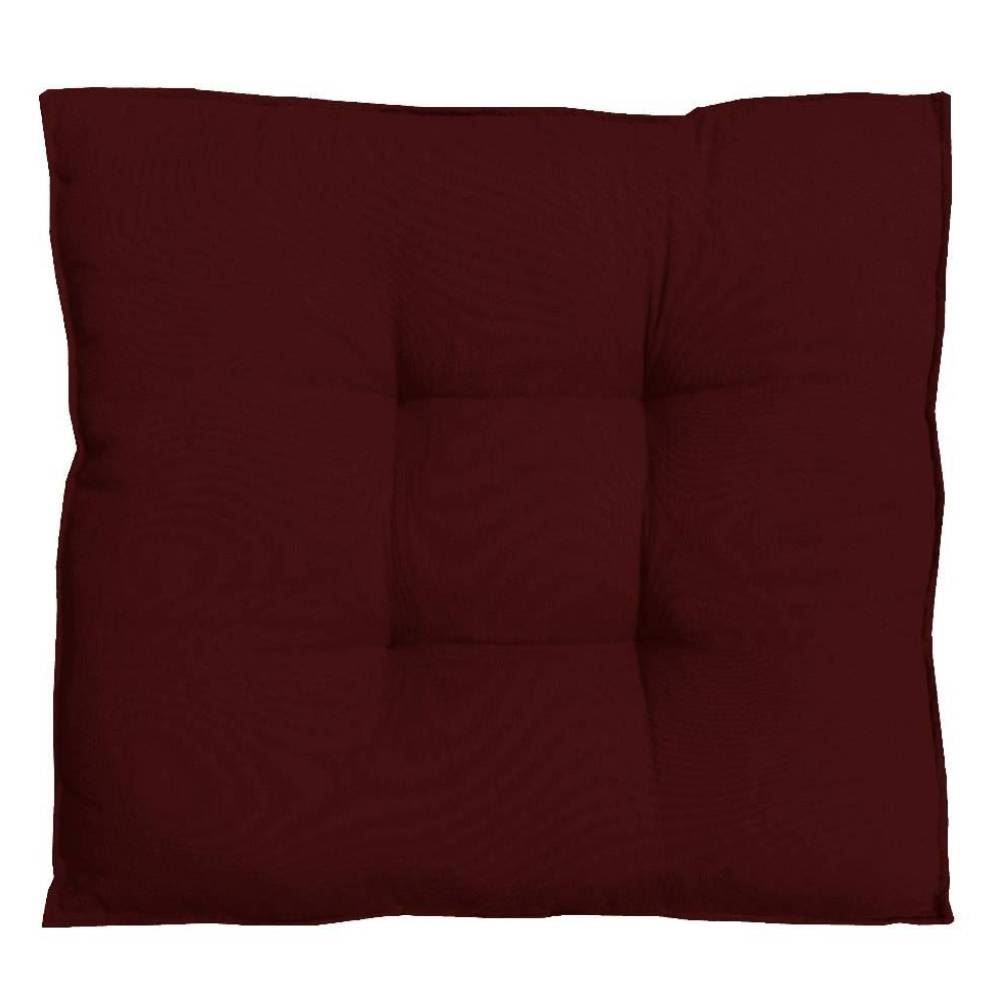 Assento de Veludo Futton 40X40 cm Havan Casa - Bordo