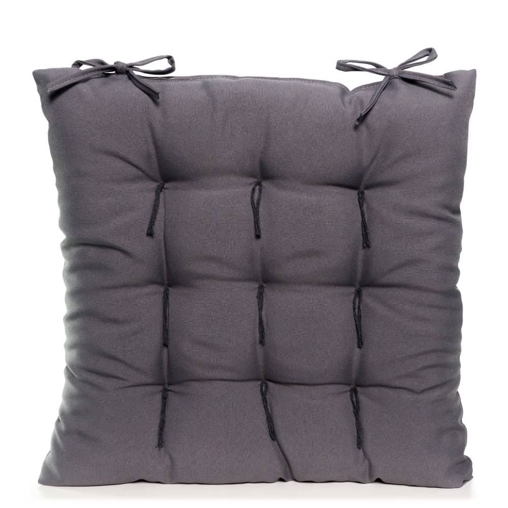 Assento Futton 40X40 Cm Liso Oxford Havan Casa - Cinza