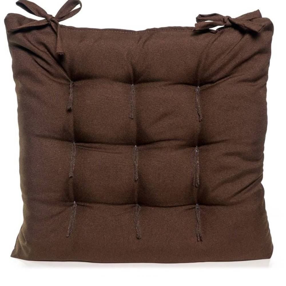 Assento Futton 40X40 cm Liso Oxford Havan Casa - Marrom