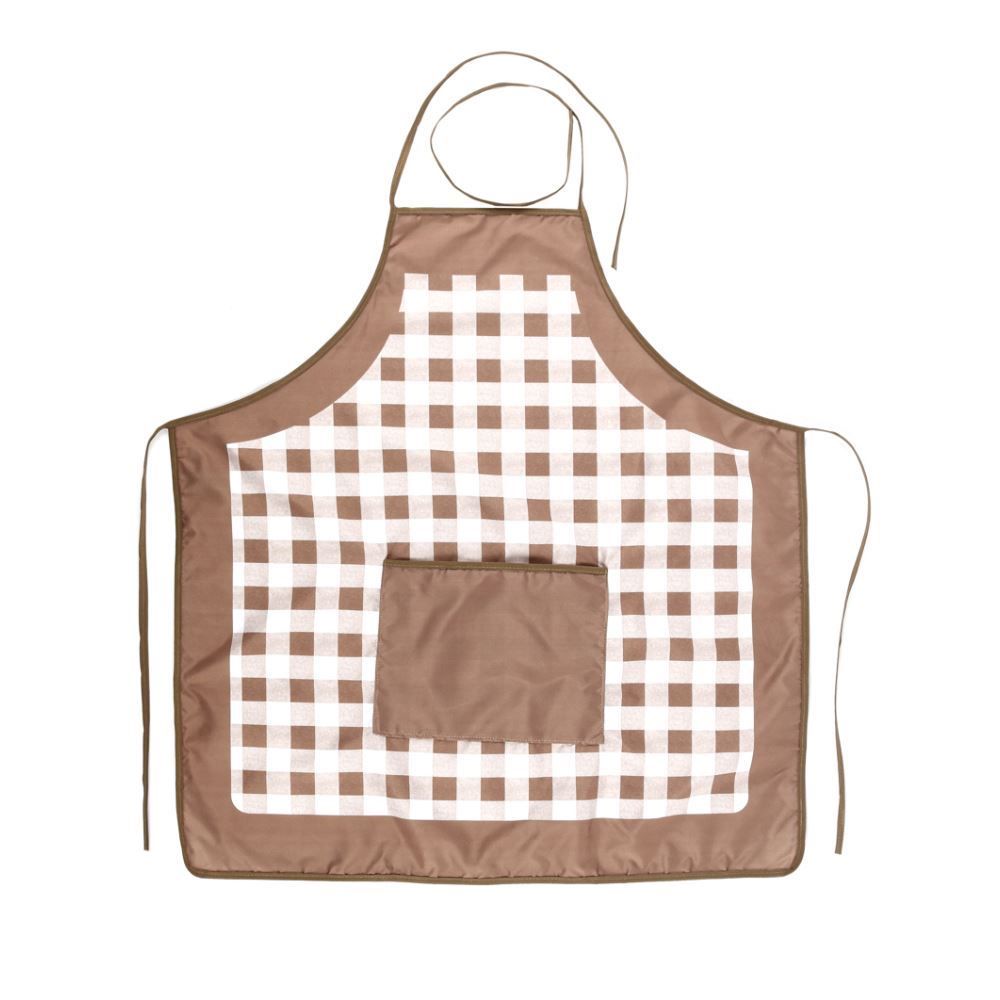 Avental De Cozinha Microfibra Estampado Havan Casa - Xadrez bege