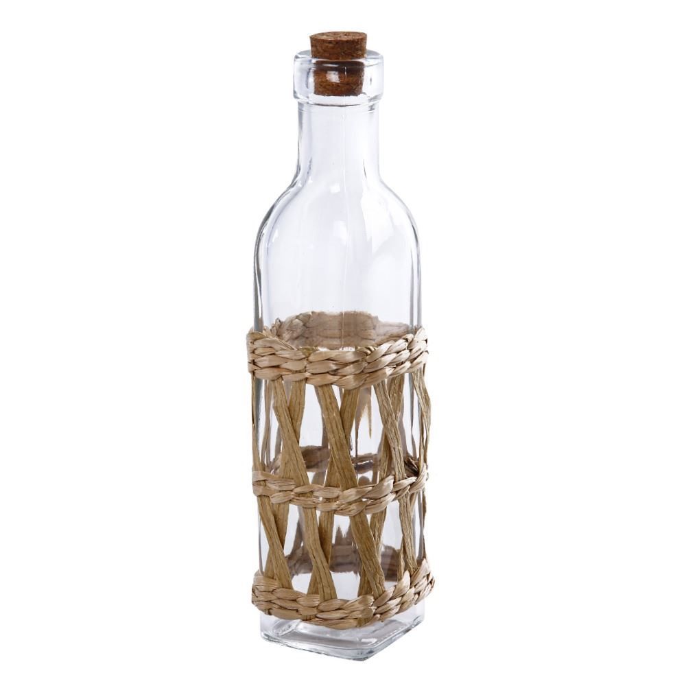 Azeiteiro De Vidro Com Fibra Natural De Bambu Wolff - 300ml