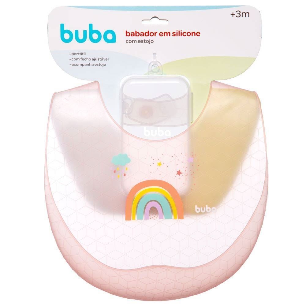 Babador Pega Migalhas Em Silicone Buba - ARCO IRIS