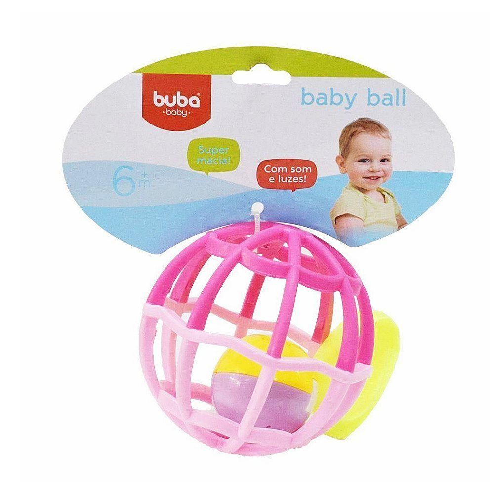 Baby Ball com Luz e Som Buba - Sortido