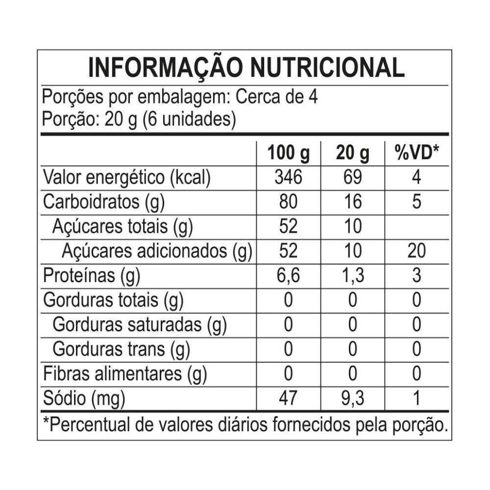 Bala De Gelatina Óculos Do Harry Fini - 70g