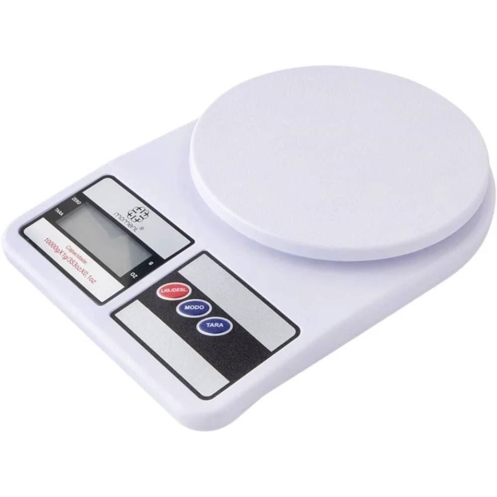Balança de Cozinha Moment Digital 10Kg - Branco