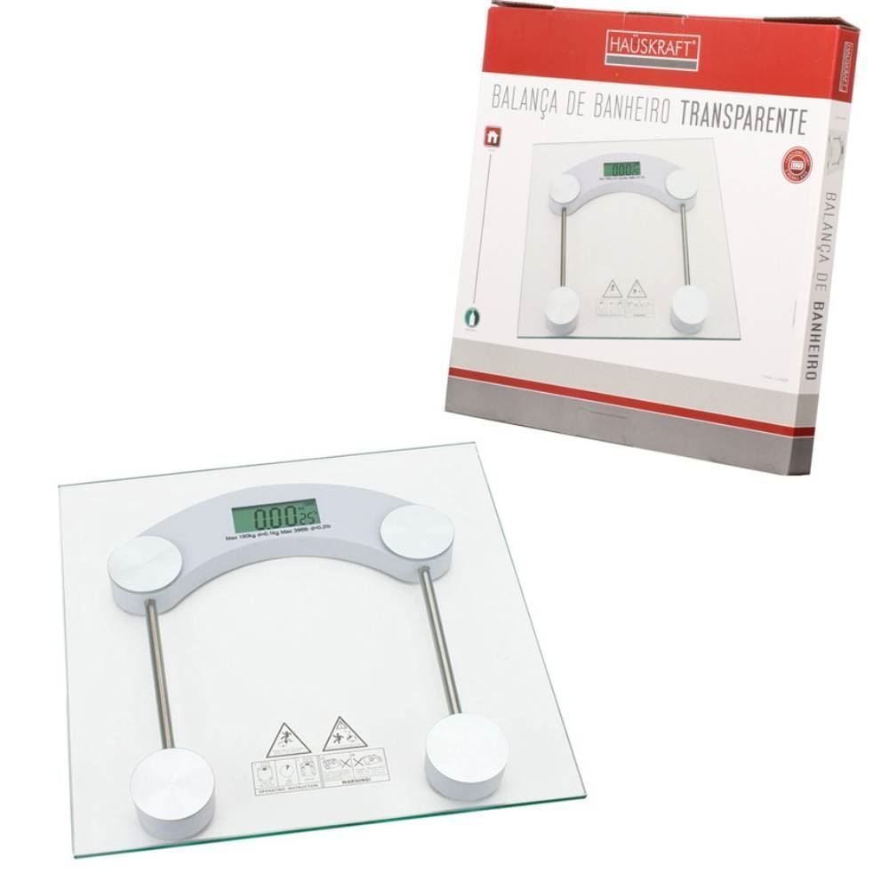 Balança Eletrônica Etilux Transparente - BALT-001
