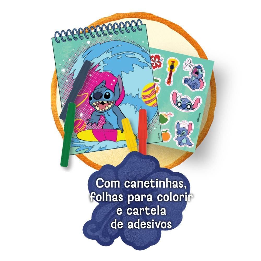 Balde De Atividades 5 Em 1 Stitch Disney Toyng - 58673