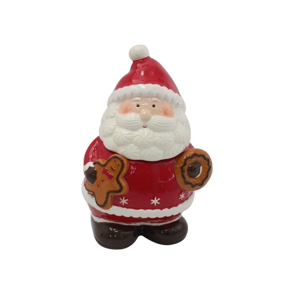 Baleiro Papai Noel Havan Casa 18Cm - Colorido