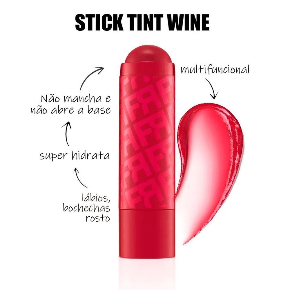 Balm Labial Stick Tint Wine Fran By Franciny Ehlke - 6,3g