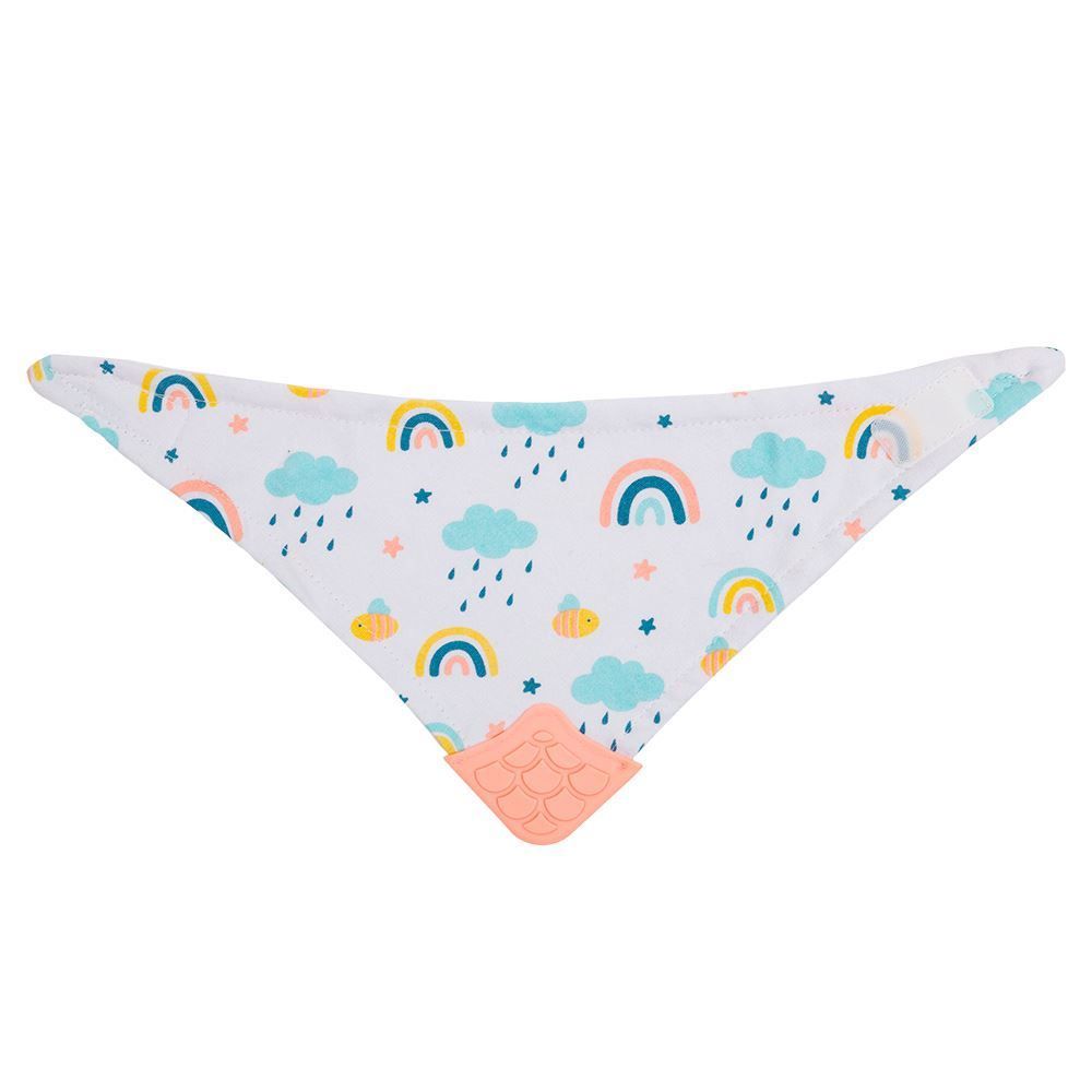 Bandana Com Mordedor Fecho Em Velcro Buba - Rosa Claro