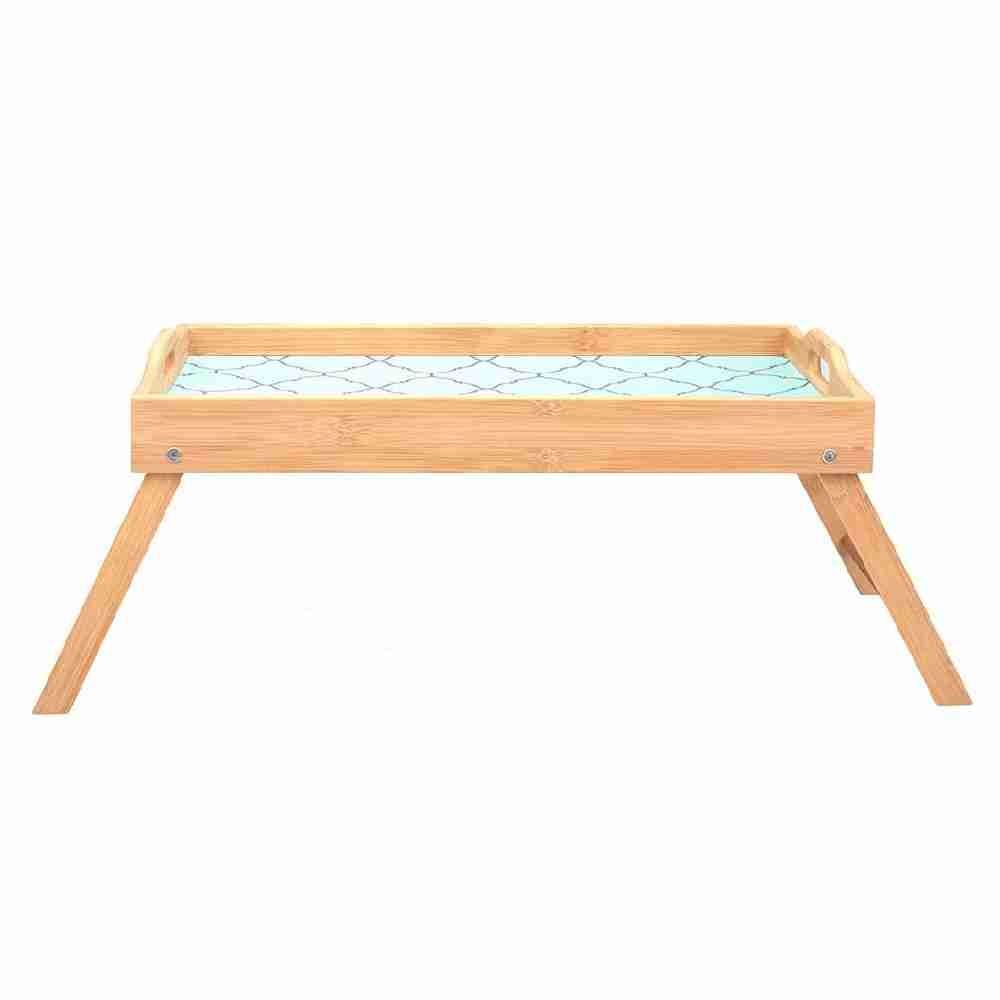 Bandeja Com Pé Dobrável Havan Casa - Bambu