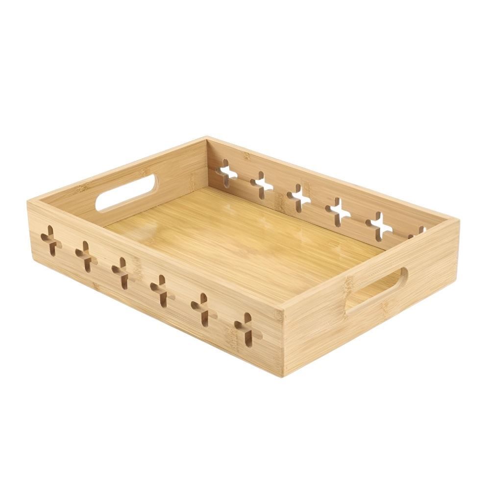 Bandeja De Bambu Com Alça 32Cm Havan Casa - Natural