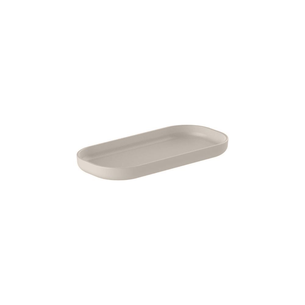 Bandeja De Banheiro Dual Ou 16,4Cm - Bege Fechado