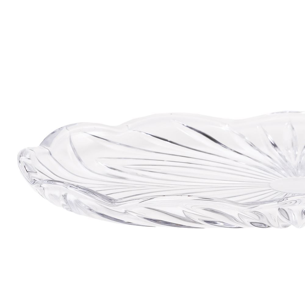 Bandeja De Cristal Diamond 23,8X14cm Lyor - Transparente