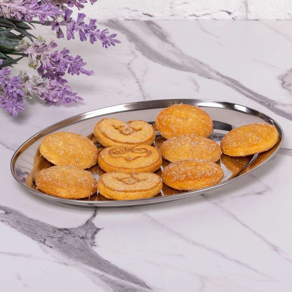 Bandeja Rasa Oval Havan Casa 25Cm - Inox