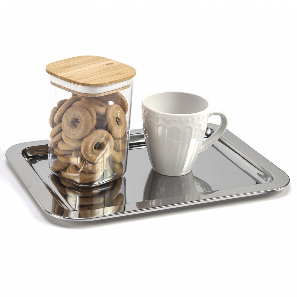 Bandeja Rasa Pop De Inox Forma - 35cm