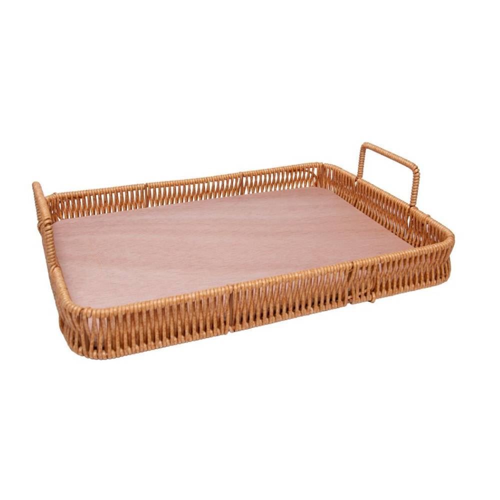 Bandeja Retangular Com Alça Kali 30Cm - Lyor