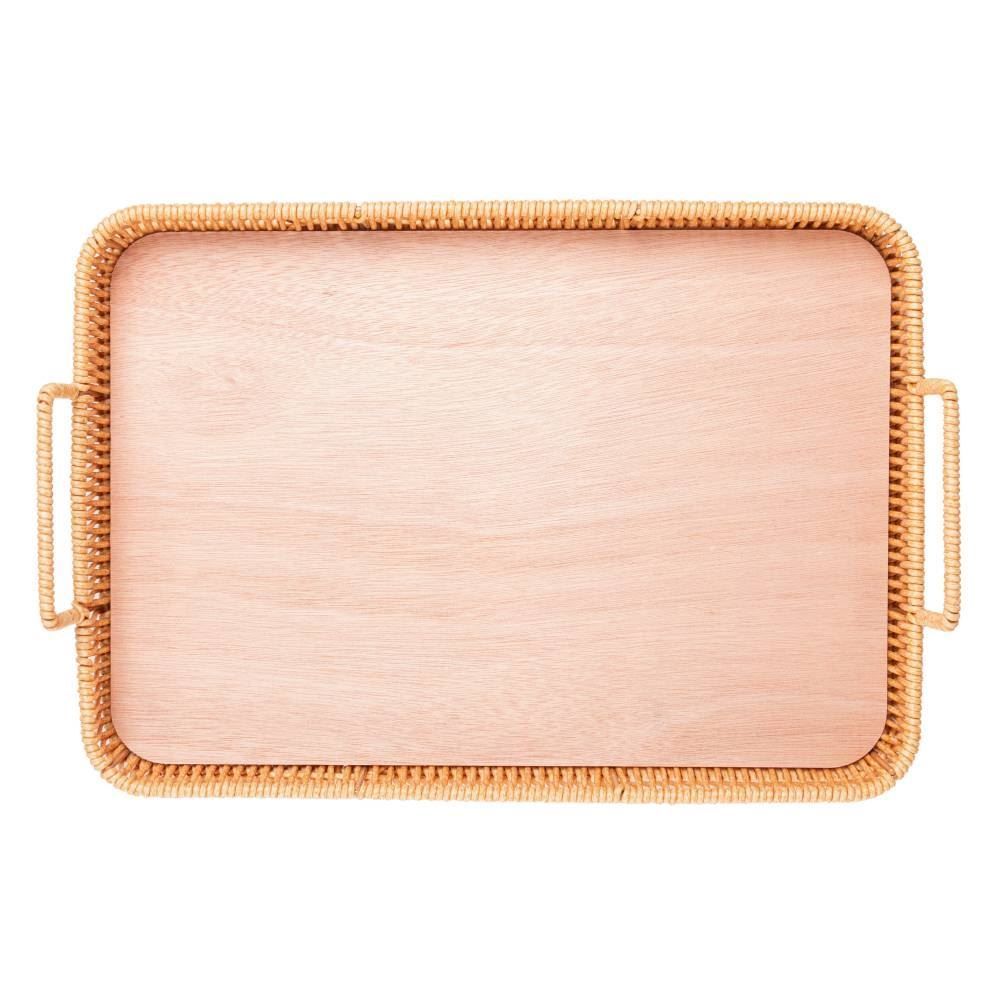 Bandeja Retangular Com Alça Kali 30Cm - Lyor